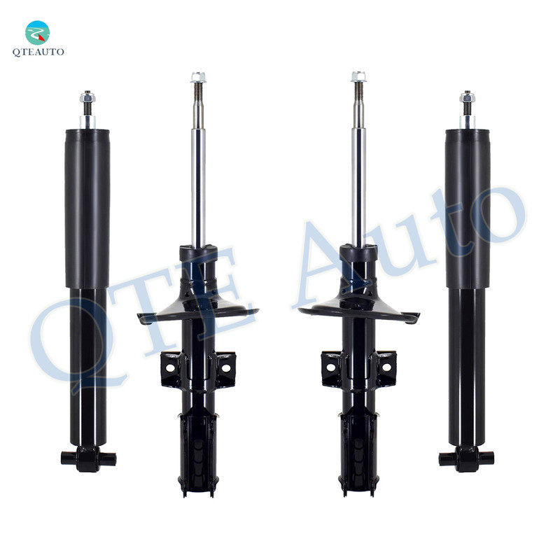 Set 4 Front Suspension Strut - Rear Shock Absorber For 2001 - 2009 Volvo S60