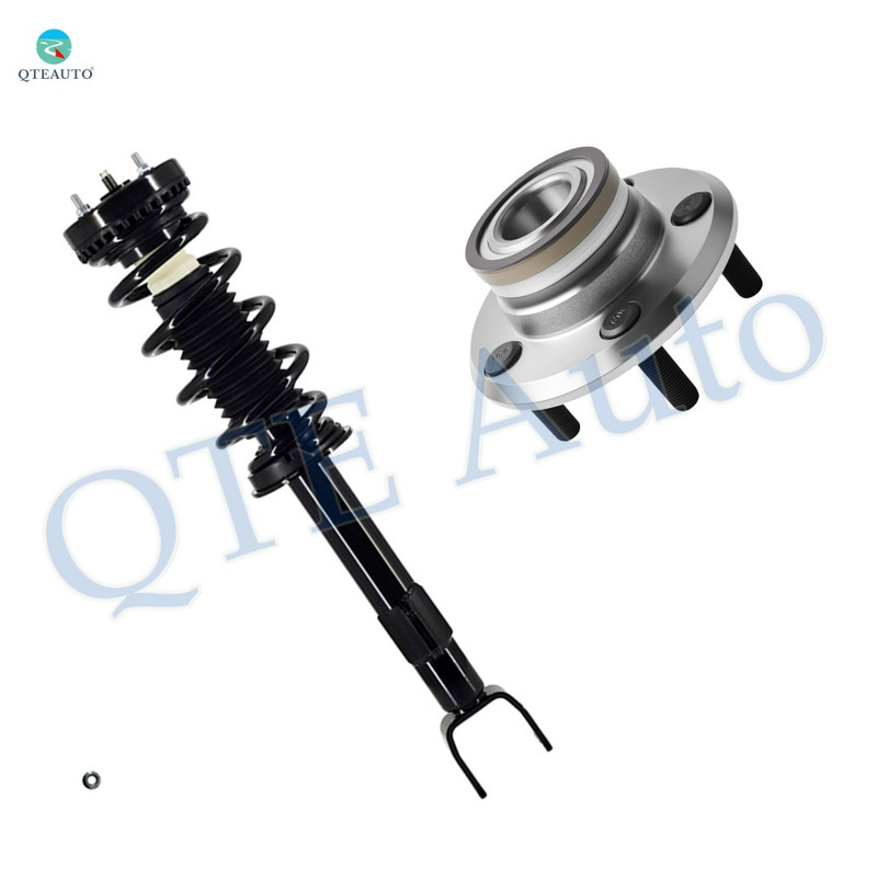 Front Quick Complete Strut-Coil Spring-Wheel Hub Bearing Assembly For 2012-2014 Chrysler 300 V8 RWD