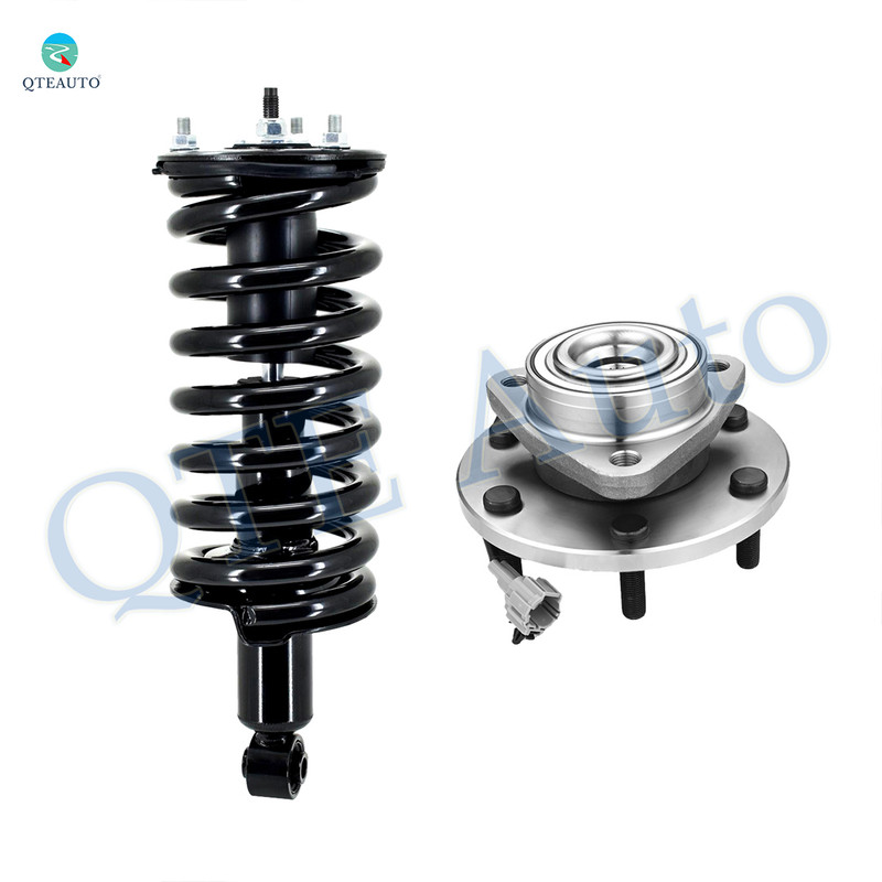 Front Quick Complete Strut-Coil Spring-Wheel Hub Bearing Assembly For 2004 Nissan Pathfinder Armada