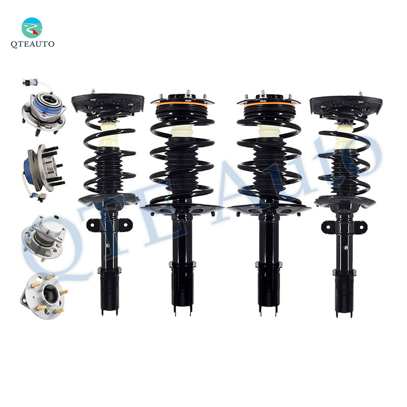 Set 8 Quick Complete Strut-Coil Spring-Wheel Hub Bearing Assembly For 1997-2002 Buick Regal