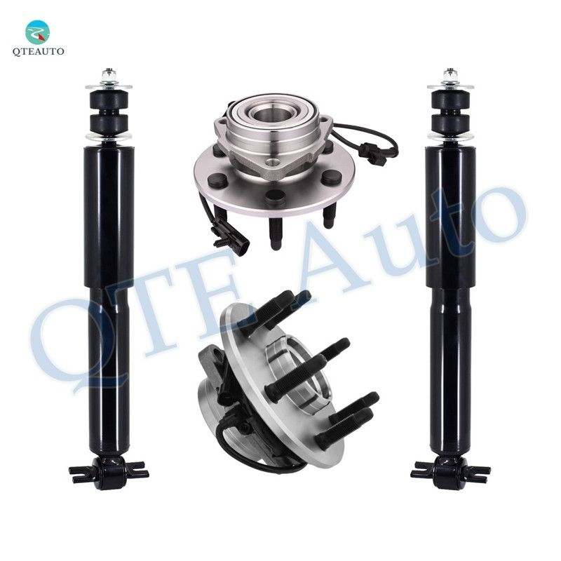 Set Front Shock Absorber-Wheel Hub Bearing Assembly For 2003-2005 Chevrolet Express 2500