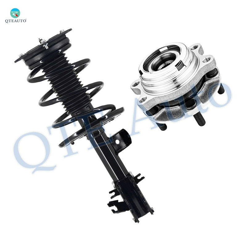 Front Left Quick Complete Strut-Coil Spring-Wheel Hub Bearing Assembly For 2008-2011 Nissan Altima