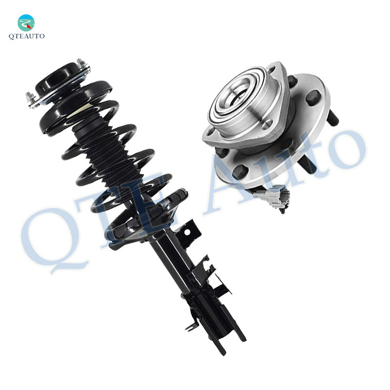 Front Right Quick Complete Strut-Coil Spring-Wheel Hub Bearing Assembly To 2004 Nissan Pathfinder 4WD