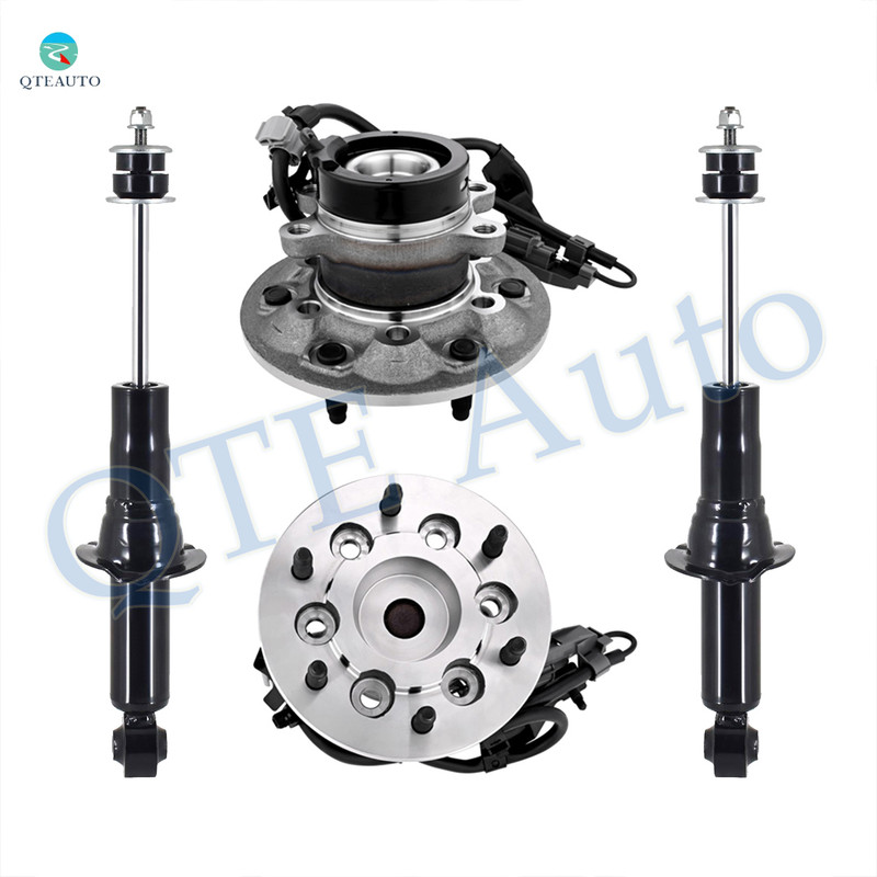 Set of 4 Front Wheel Hub Bearing Assembly-Strut For 2004-2008 Chevrolet Colorado with Sport (ZQ8) Suspension