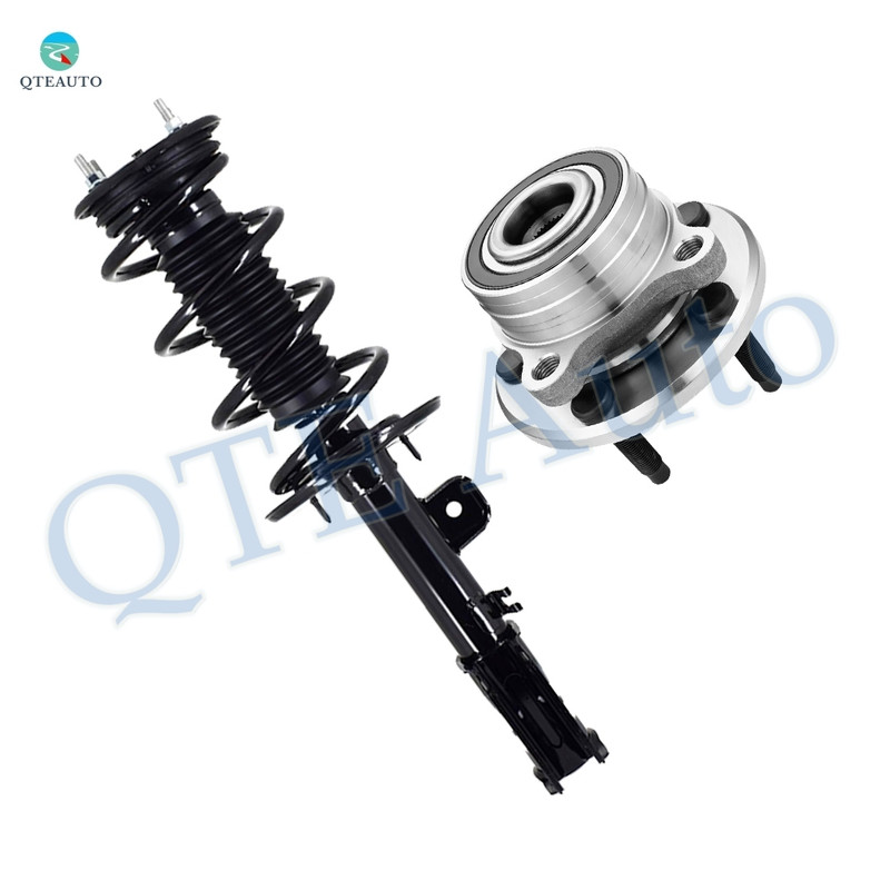Front Left Wheel Hub-Quick Complete Strut-Coil Spring For 2013-2019 Ford Police Interceptor Utility