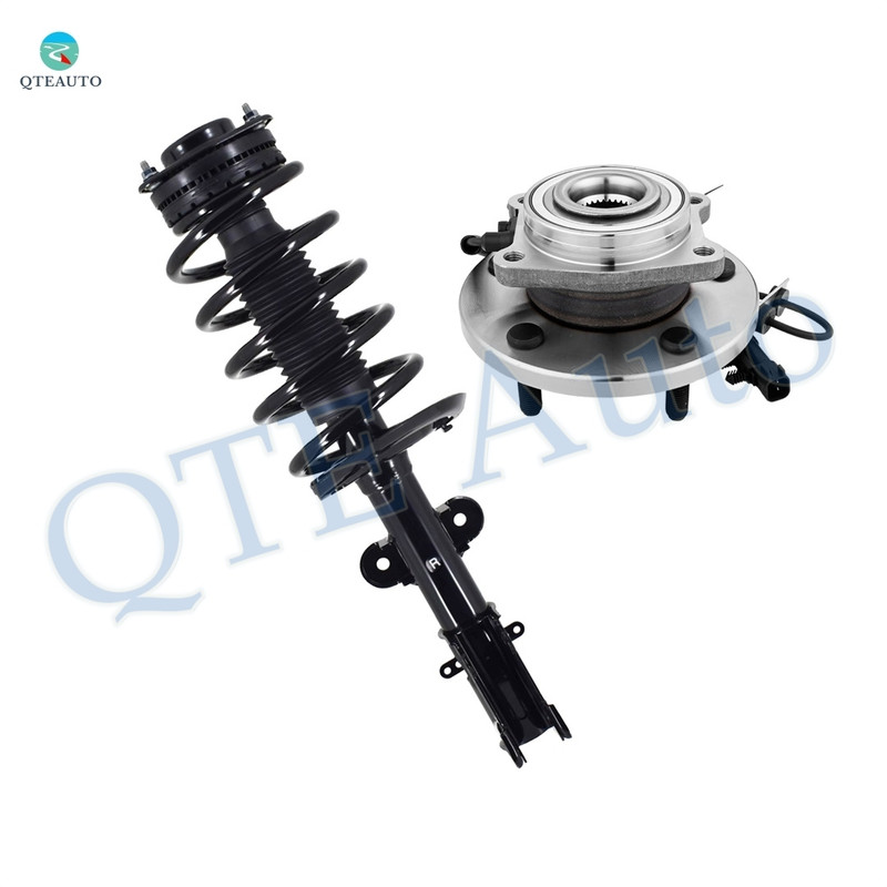 Front Right Wheel Hub Bearing-Quick Complete Strut-Coil Spring For 2011 2012 Volkswagen Routan