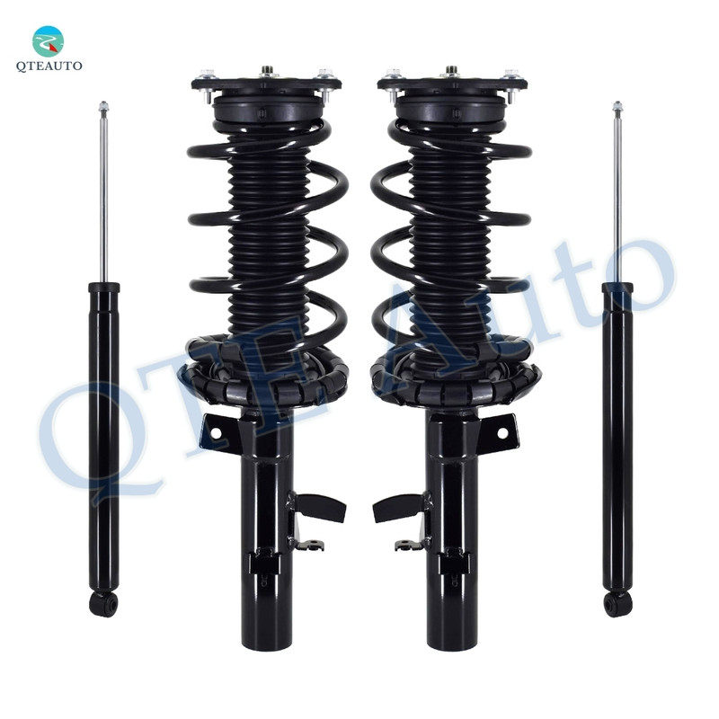 Front - Rear Set of 4 Quick Complete Strut-Coil Spring For 2012-2013 Ford Focus
