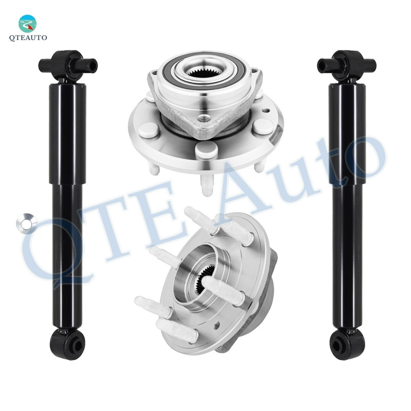Set of 4 Rear Wheel Hub-Shock For 2007-2010 Saturn Outlook Monotube Performance