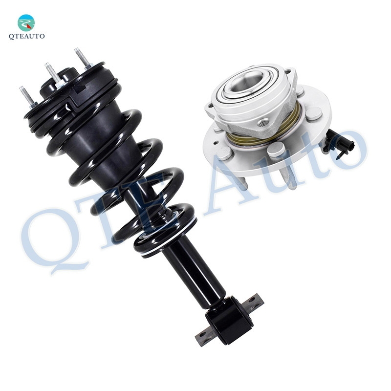 Front Wheel Hub Bearing-Quick Complete Strut For 2007-2014 Cadillac Escalade AWD