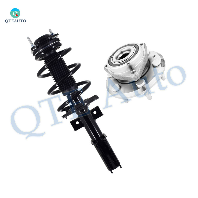 Front Wheel Hub Bearing-Quick Complete Strut For 2013-2017 Chevrolet Traverse