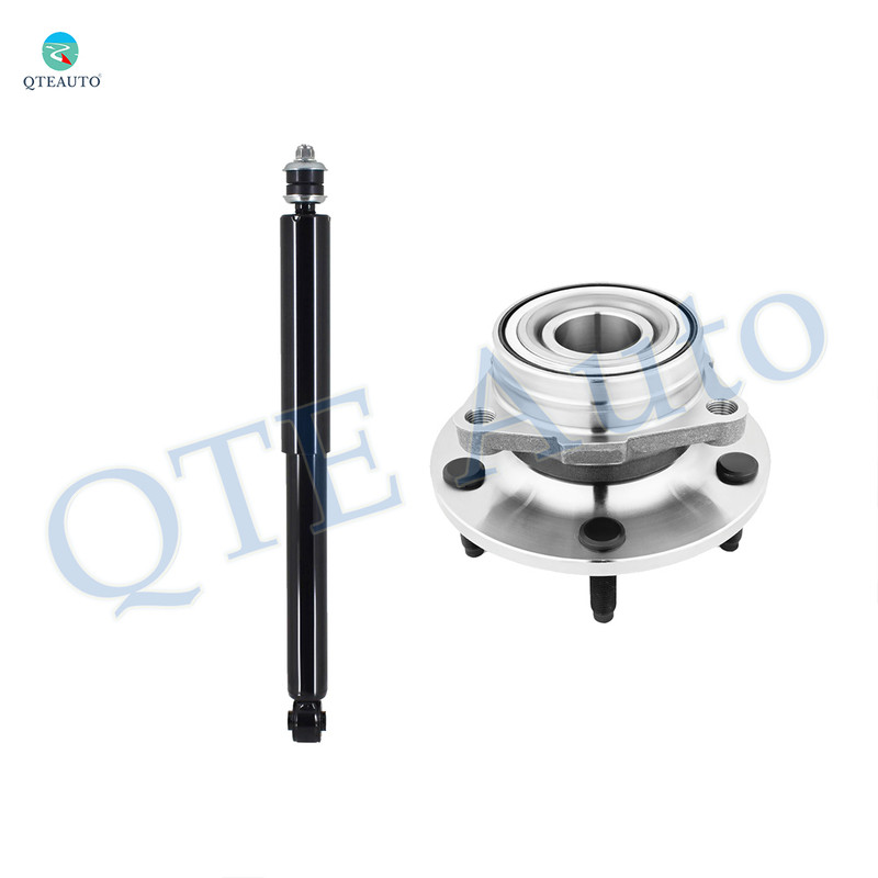 Front Wheel Hub Bearing Assembly-Shock Absorber For 1994-1999 Dodge RAM 1500 4WD
