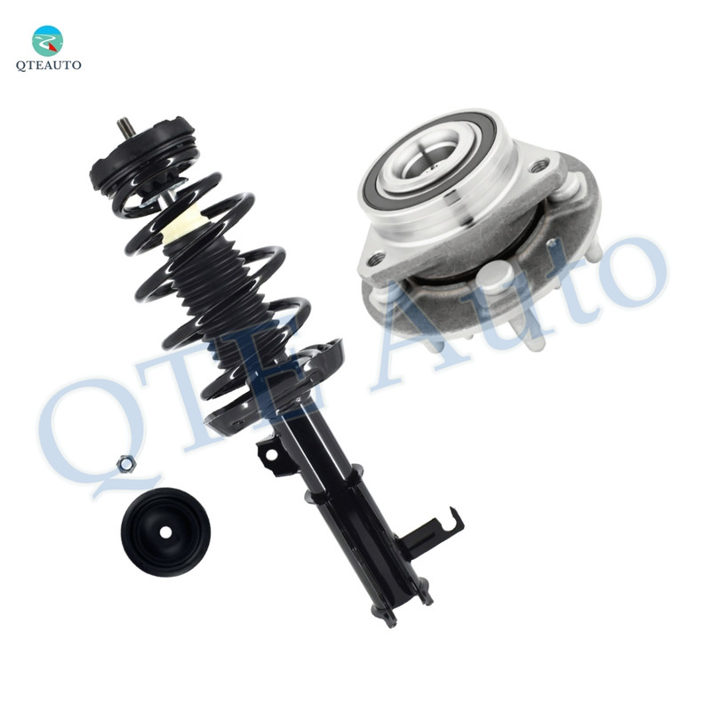 Front Right Wheel Hub Bearing-Quick Complete Strut-Coil Spring For 2014-2017 Chevrolet Impala L4