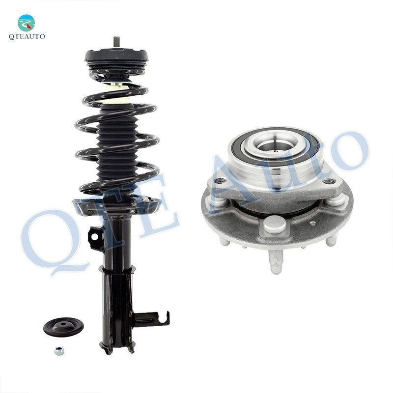 Front Right Wheel Hub Bearing-Quick Complete Strut-Coil Spring For 2013-2015 Chevrolet Malibu