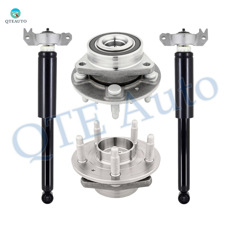 Set of 4 Rear Wheel Hub Bearing Assembly-Suspension Strut Assembly For 2011-2017 Buick Regal