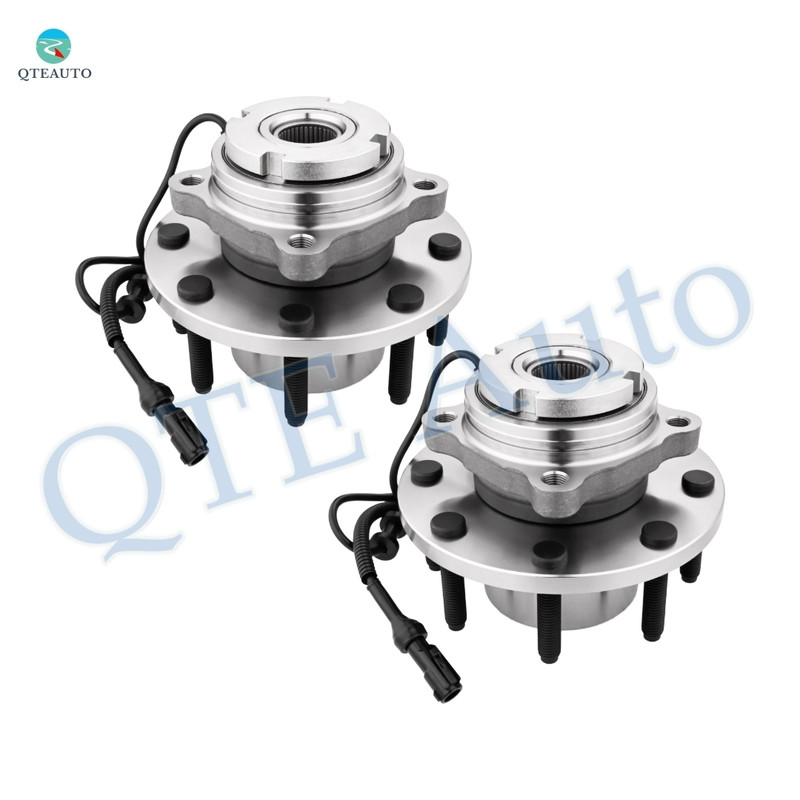 Pair 2 Front Wheel Hub Bearing Assembly For 1999-2004 Ford F-350 Super Duty 4WD Pair 2 Front Wheel Hub Bearing Assembly For 1999-2004 Ford F-350 Super Duty 4WD