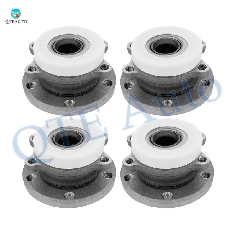 Set of 4 Front-Rear Wheel Hub Bearing Assembly For 2012 2013 Volkswagen Golf R