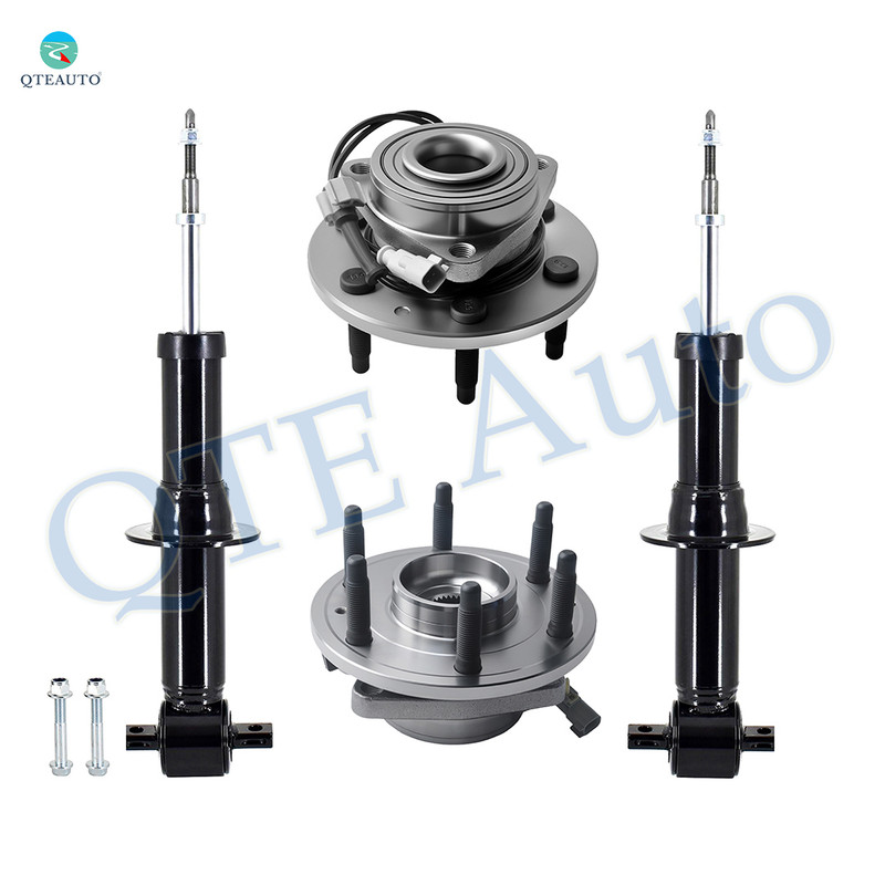 Set of 4 Front Suspension Strut Assembly-Wheel Hub Bearing Assembly For 2015-2020 Cadillac Escalade 4WD