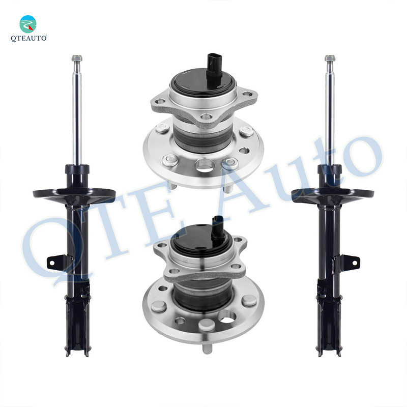 Set Rear Suspension Strut-Wheel Hub Bearing For 2001-2003 Toyota Highlander FWD