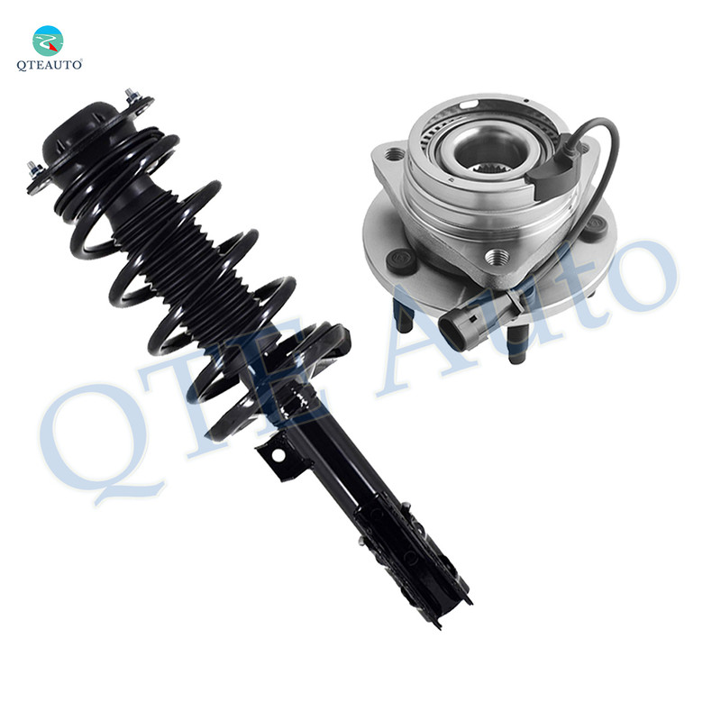 Front Right Quick Complete Strut-Coil Spring-Wheel Hub Bearing To 2004-2012 Chevrolet Malibu