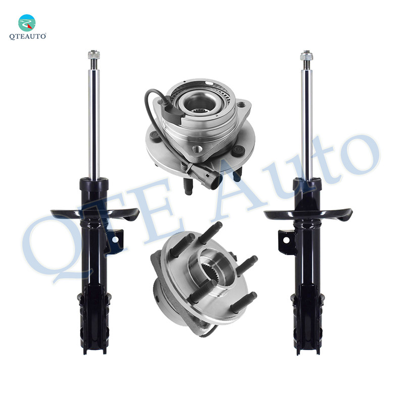 Set Front Suspension Strut-Wheel Hub Bearing Assembly For 2007-2009 Saturn Aura