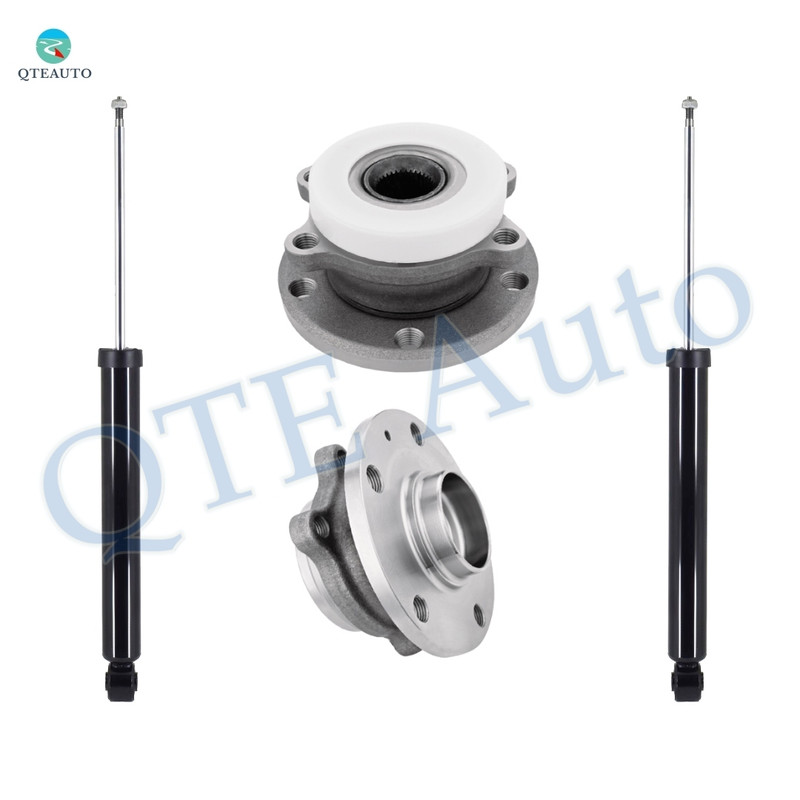 Set of 4 Rear Shock-Wheel Hub Bearing Assembly For 2009-2017 Volkswagen Tiguan