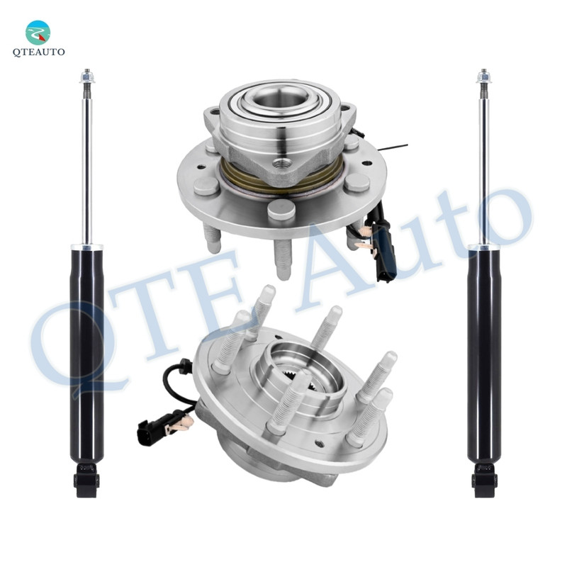 Set of 4 Rear Shock-Wheel Hub Bearing Assembly For 2017-2019 Cadillac XTS Livery