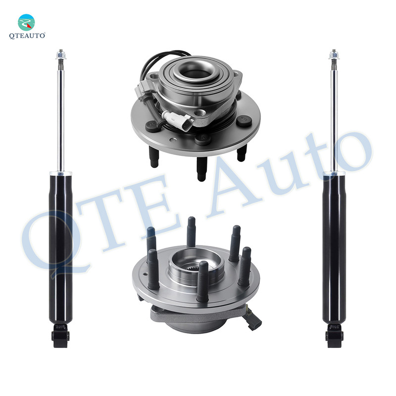 Set of 4 Rear Shock-Wheel Hub Bearing Assembly For 2017-2019 Cadillac XTS Livery