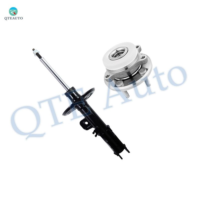 Front Right Suspension Strut Assembly-Wheel Hub Bearing Assembly For 2013-2019 Ford Flex
