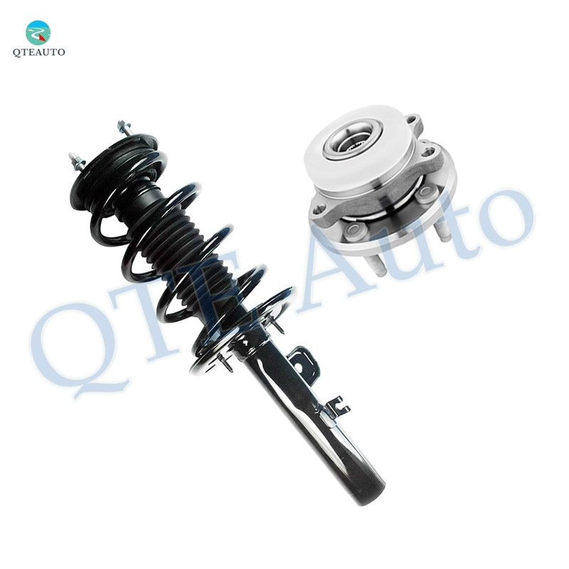 Front Left Quick Complete Strut-Coil Spring Assembly-Wheel Hub Bearing Assembly For 2012 Ford Taurus