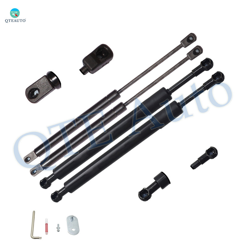 Set of 4 Front Hood-Rear Tailgate Lift Support For 2009-2014 Ford F-150