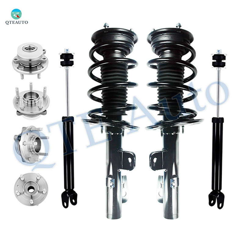 Set of 8 Quick Complete Strut-Wheel Hub Bearing-Shock For 2010-2012 Ford Flex Set of 8 Quick Complete Strut-Wheel Hub Bearing-Shock For 2010-2012 Ford Flex