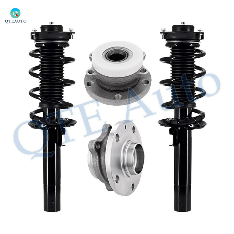 Set Front Quick Complete Strut-Wheel Hub Bearing For 2010-2014 Volkswagen GTI L4