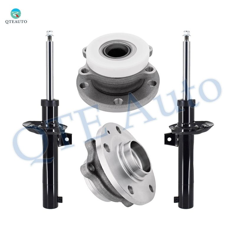 Set of 4 Front Suspension Strut-Wheel Hub Bearing Assembly For 2015-2018 Audi Q3