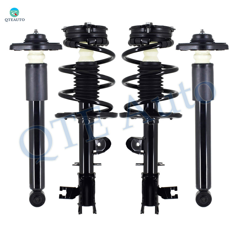 Set 4 Front Quick Complete Strut-Coil Spring-Rear Shock Kit For 2016-2020 Infiniti QX60 FWD