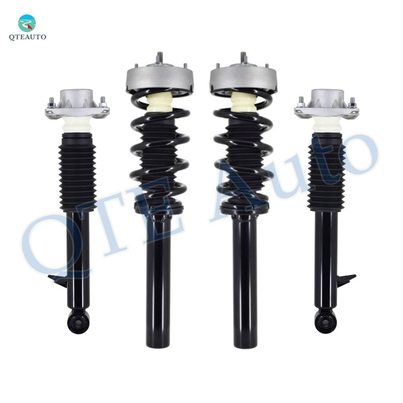 Set of 4 Front Quick Complete Strut-Coil Spring-Rear Complete Shock Kit For 2014-2018 BMW X5