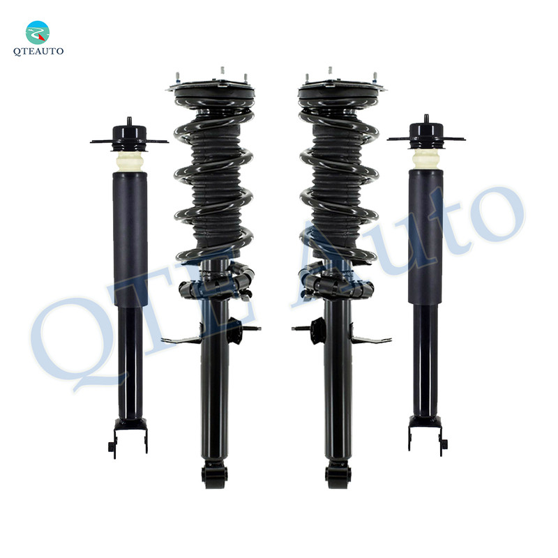 Set Front Quick Complete Strut-Coil Spring-Rear Complete Shock Kit To 2008-2013 Infiniti G37