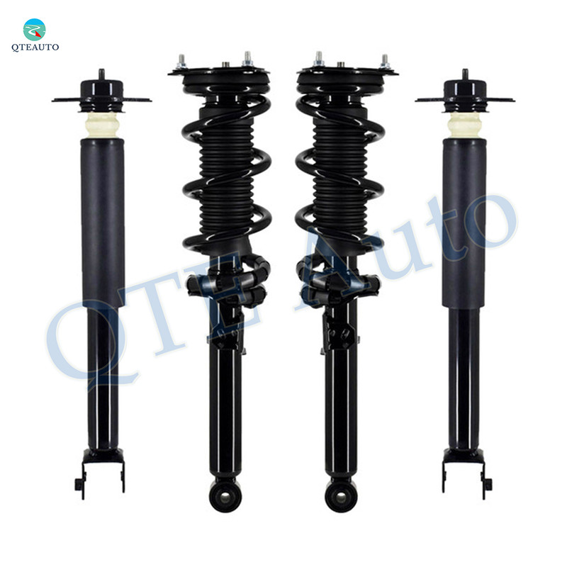 Set 4 Front Quick Complete Strut-Coil Spring-Rear Complete Shock  For 2009 2010 Infiniti G37