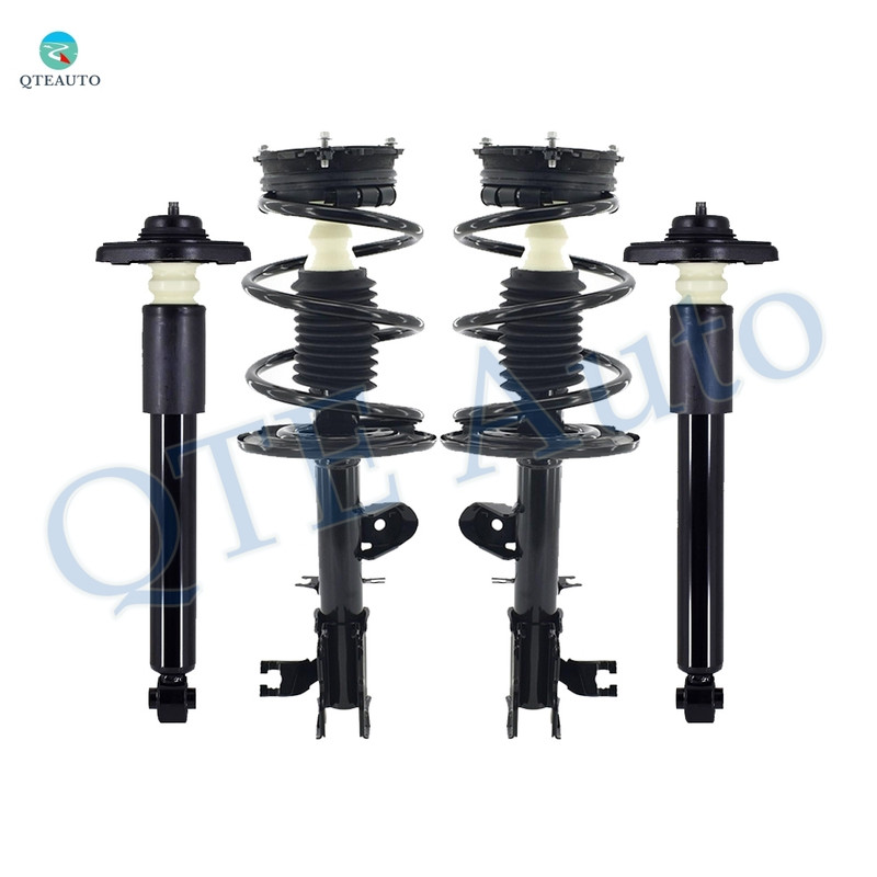 Set 4 Front Quick Complete Strut-Coil Spring-Rear Complete Shock Kit For 2015-2024 Nissan Murano V6
