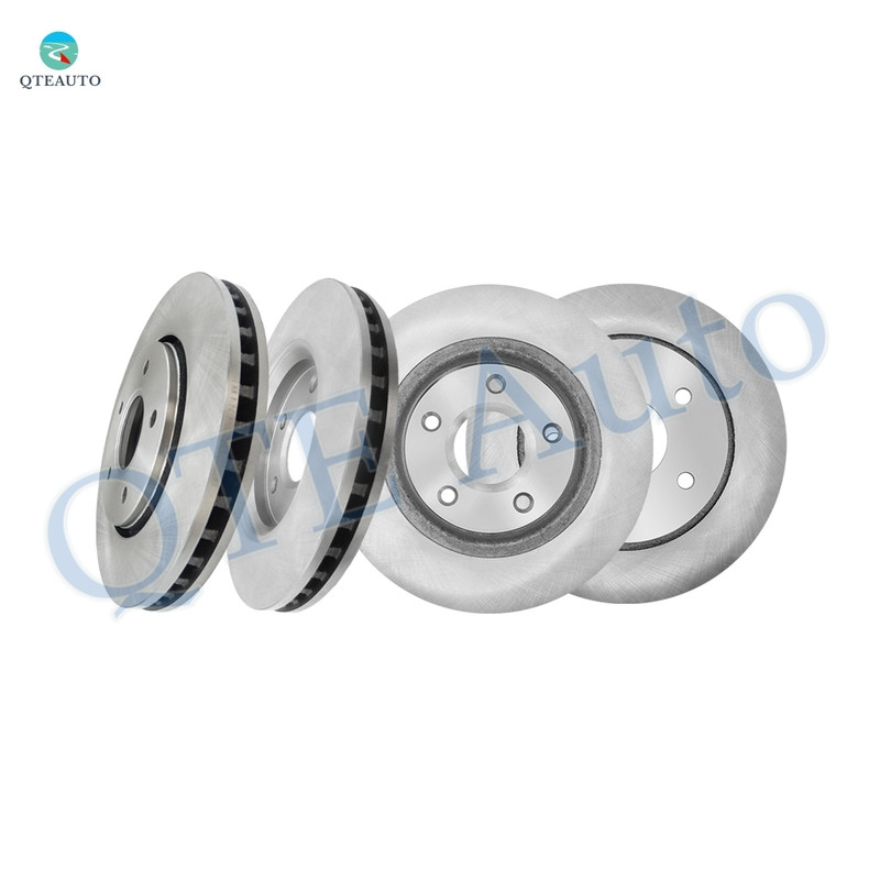 Set of 4 Front 302mm-Rear 305mm Disc Brake Rotors For 2008-2011 Dodge Grand Caravan