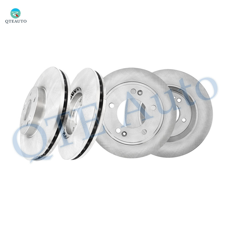 Set of 4 Front 280mm-Rear 262mm Disc Brake Rotors For 2018-2022 Hyundai Kona