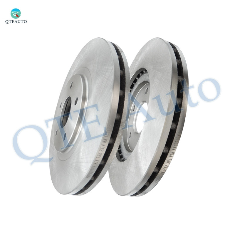 Front 330mm Disc Brake Rotors For 2012-2015 Ram C/V with Heavy Duty Brakes, Automotive Replacement Brake Rotors