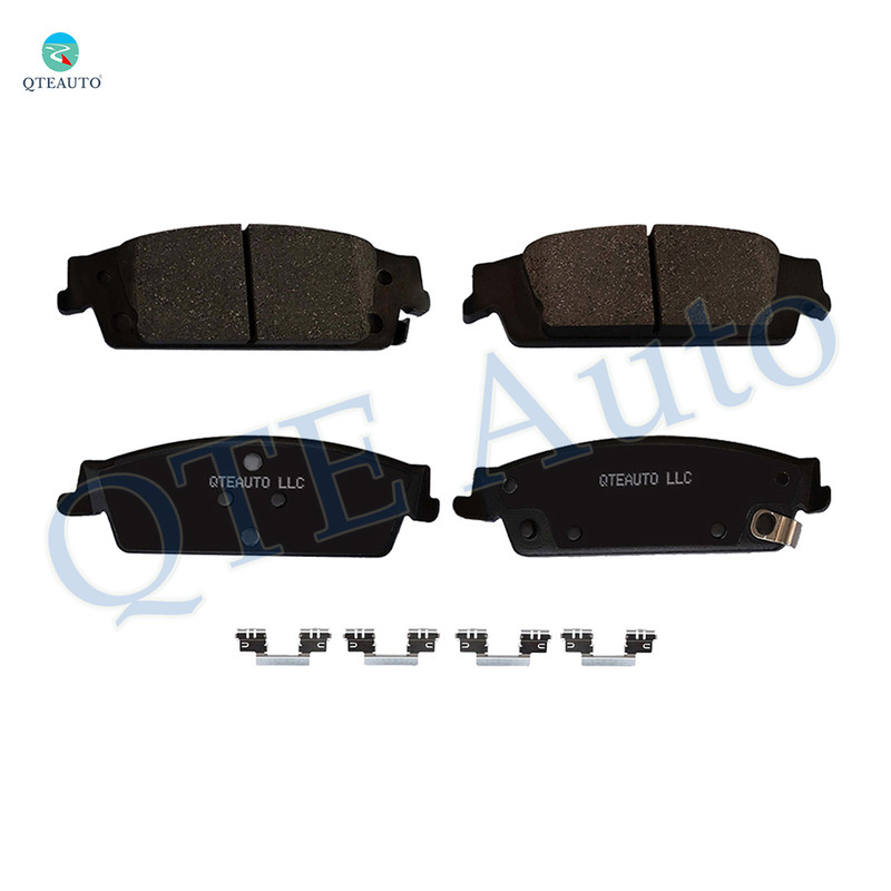 Rear Ceramic Brake Pad Kit For 2014-2018 Chevrolet Silverado 1500