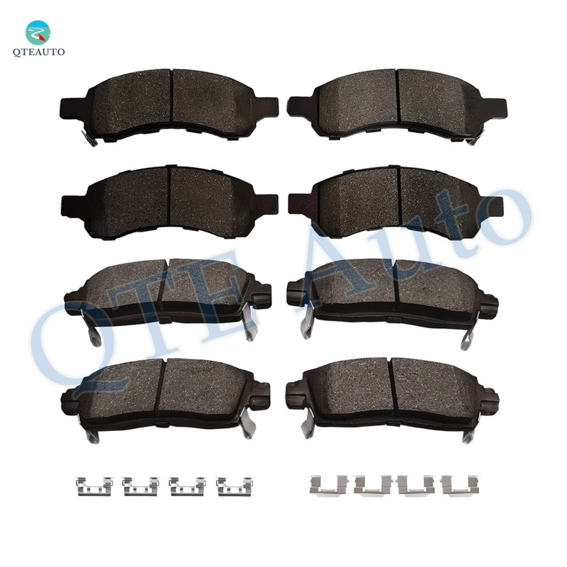 Set of 8 Front-Rear Ceramic Brake Pad Kit For 2006-2008 Isuzu Ascender