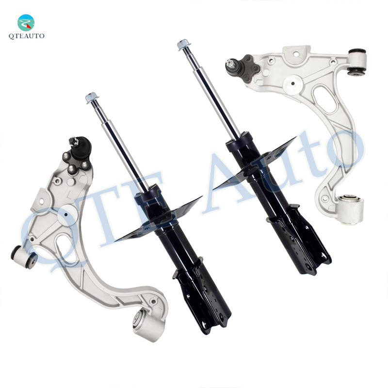 Set of 4 Front Lower Control Arm Ball Joint-Suspension Strut Assembly For 2000-2005 Pontiac Bonneville