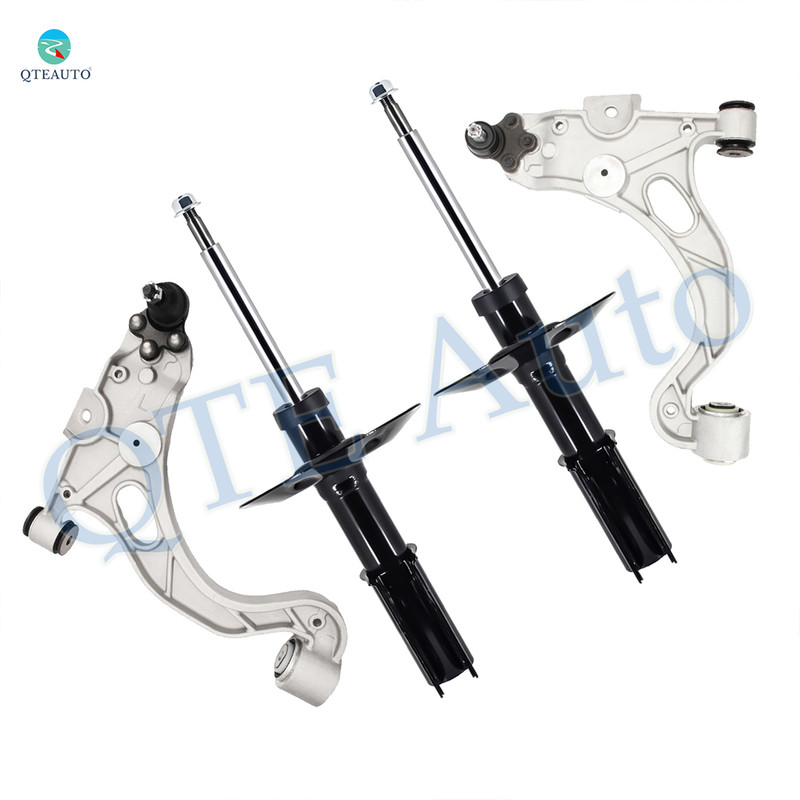 Set of 4 Front Lower Control Arm Ball Joint-Suspension Strut Assembly For 1998-2005 Buick Park Avenue