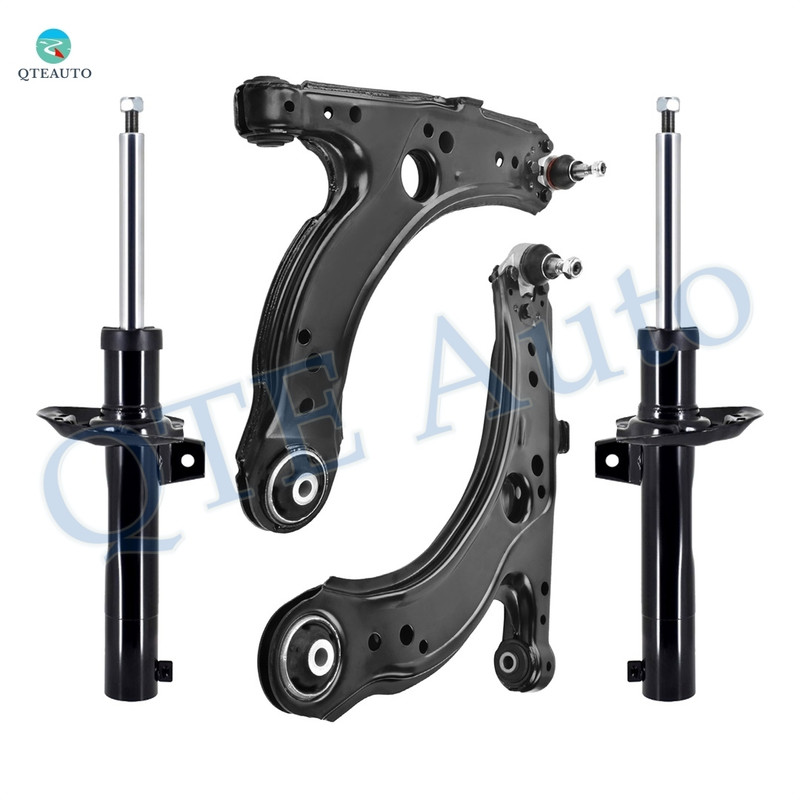 Set of 4 Front Lower Control Arm Ball Joint-Suspension Strut Assembly For 2005 2006 Volkswagen Jetta