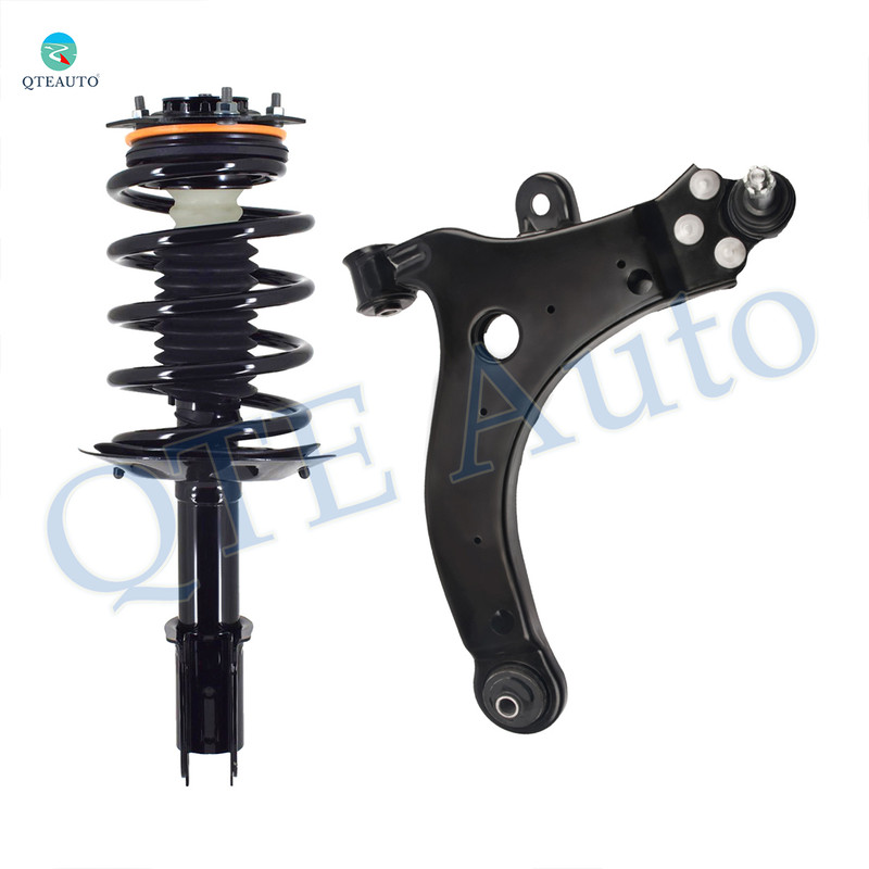 Front Left Lower Control Arm Ball Jointt-Quick Complete Strut-Coil Spring Assembly For 1997-1999 Pontiac Trans Sport