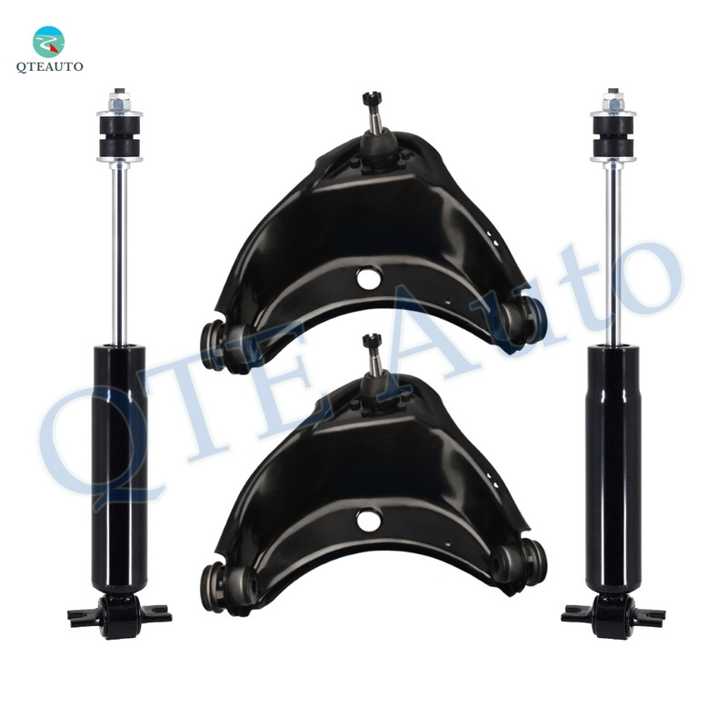 Set of 4 Front Upper Control Arm Ball Joint-Shock Absorber For 1996-2002 GMC Savana 1500