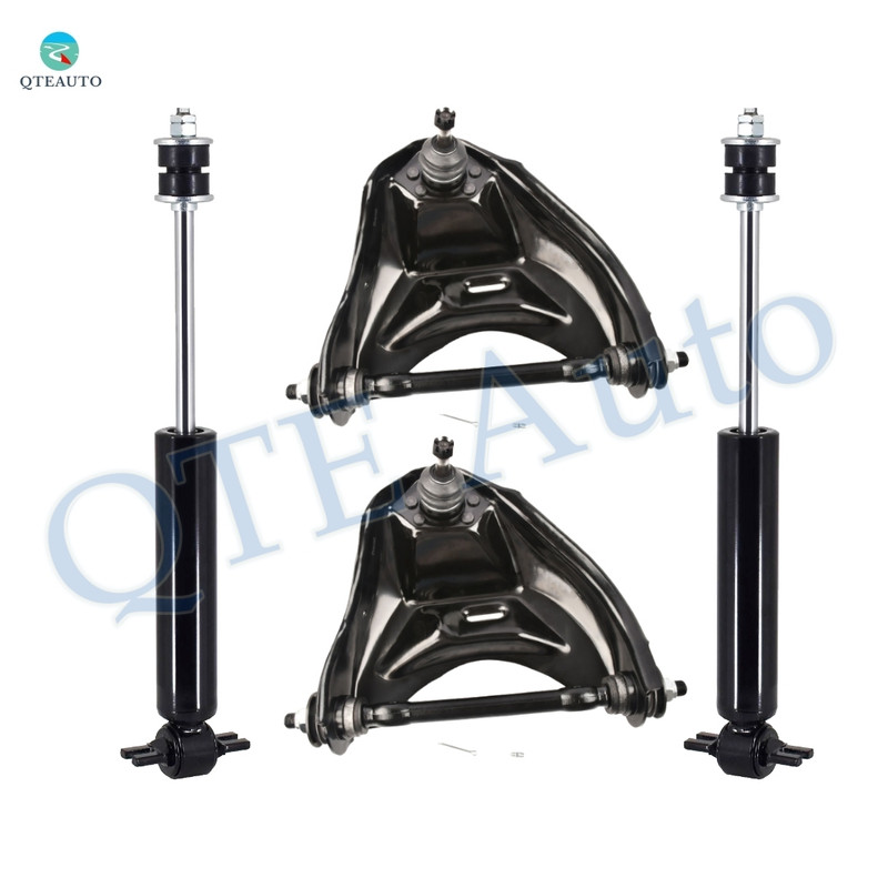 Set of 4 Front Upper Control Arm Ball Joint-Shock Absorber For 1982-1986 Pontiac Bonneville