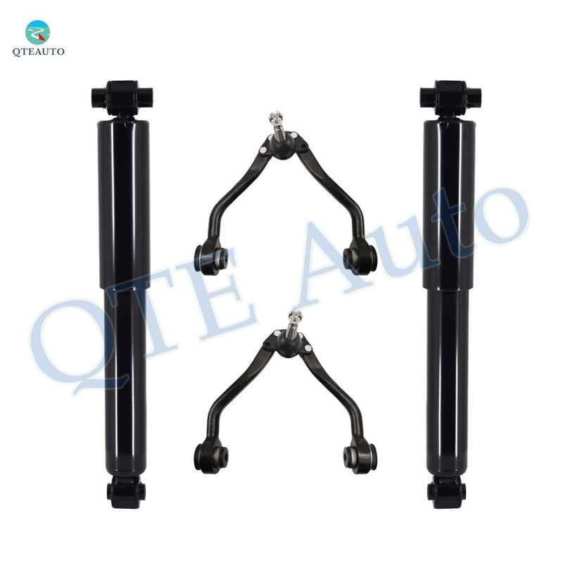 Set of 4 Front Upper Control Arm Ball Joint-Shock Absorber For 1992-1999 GMC K2500 Suburban